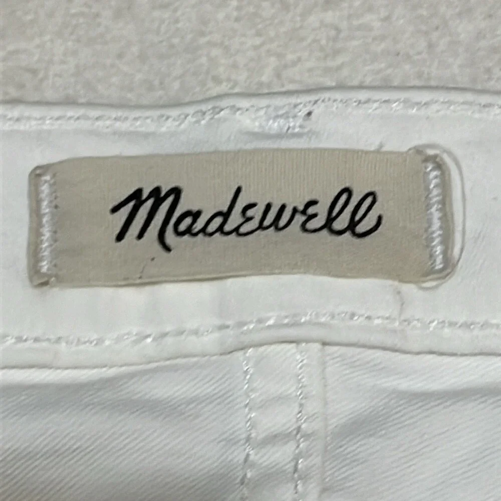 Madewell HIgh Rise Skinny Jeans Womens Size 24S White‎